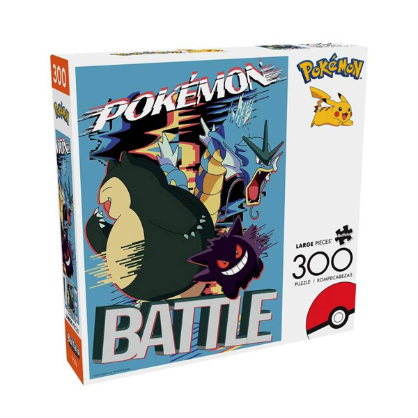 Pokemon Rompecabezas 300 piezas Snorlax Gyarados Gengar