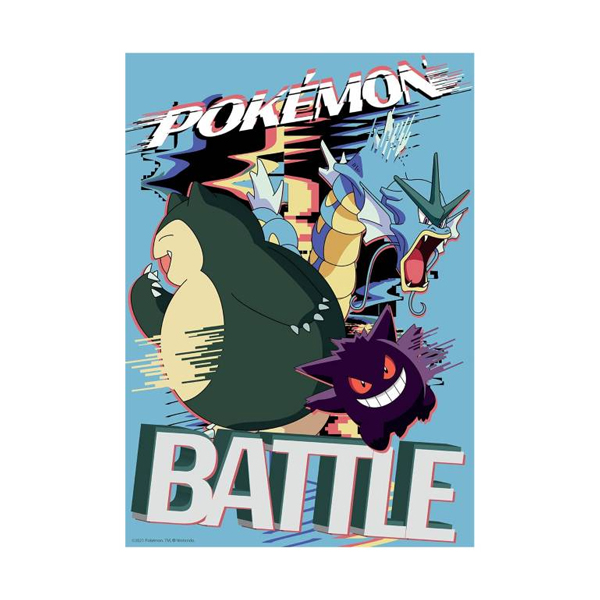 Pokemon Rompecabezas 300 piezas Snorlax Gyarados Gengar - Imagen 3