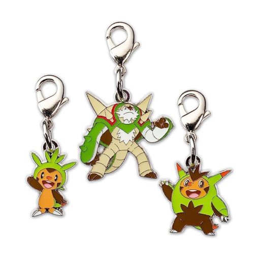 LLAVERO COLGANTE CHESPIN QUILLADIN CHESNAUGHT POKEMON CENTER