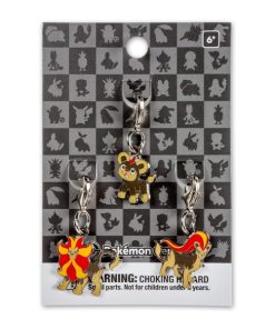 Alternative view of LLAVERO COLGANTE LITLEO PYROAR POKEMON CENTER