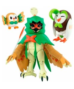 Alternative view of Pokemon Set Decidueye Dartrix & Rowlet Tomy