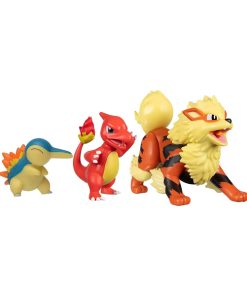 Alternative view of Pokemon Set Arcanine Charmeleon Cyndaquil