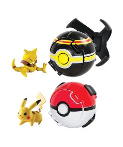 Alternative view of Pokemon Tomy Pack Abra Pikachu con Pokebola