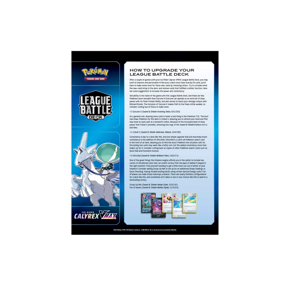Pokemon TCG Calyrex VMax League Battle Decks - Imagen 4