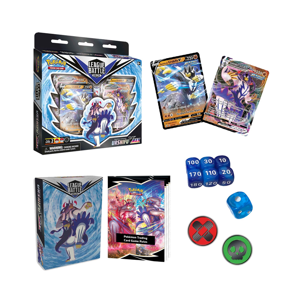 Pokemon TCG Rapid Strike Urshifu Vmax League Battle Decks