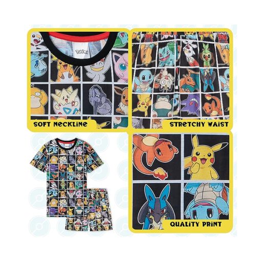 POKEMON CONJUNTO POLO SHORT 9-10 AÑOS COD2 - Imagen 5