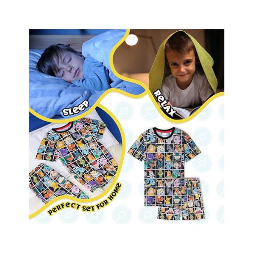 POKEMON CONJUNTO POLO SHORT 9-10 AÑOS COD2 - Imagen 4