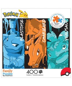 Pokemon Rompecabeza 400 Piezas Blastoise Charizard Venasaur