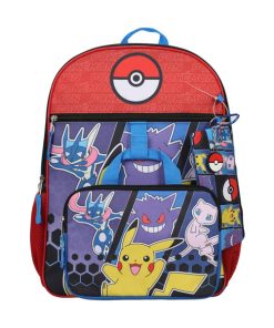 Alternative view of Pokemon Mochila Pikachu Gengar Greninja Mew