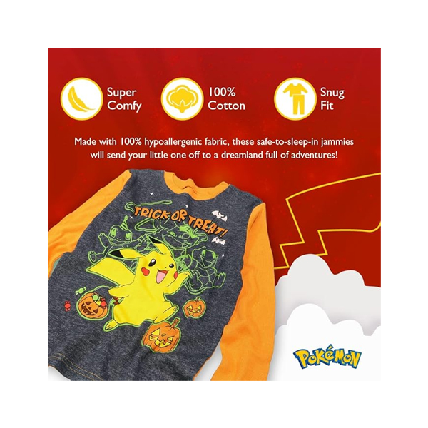 Pokemon Ropa Halloween Talla 4 - Imagen 2