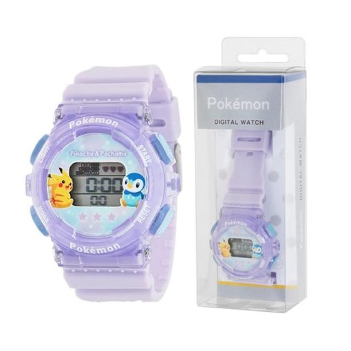 POKEMON RELOJ DIGITAL PIKACHU  PIPLUP JAPON
