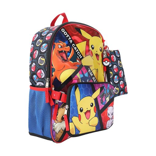 POKEMON MOCHILA PIKACHU CHARIZARD SET - Imagen 4