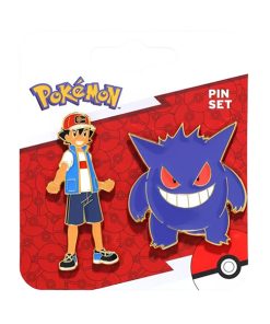 Alternative view of POKEMON ASH AND GENGAR ENAMEL PIN SET