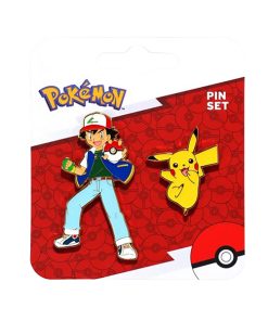 Alternative view of POKEMON ASH AND PIKACHU ENAMEL PIN SET
