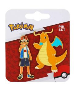 Alternative view of POKEMON ASH & DRAGONITE ENAMEL PIN SET