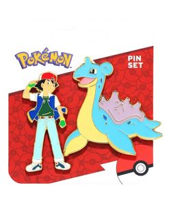 Alternative view of POKEMON ASH AND LAPRAS ENAMEL PIN SET
