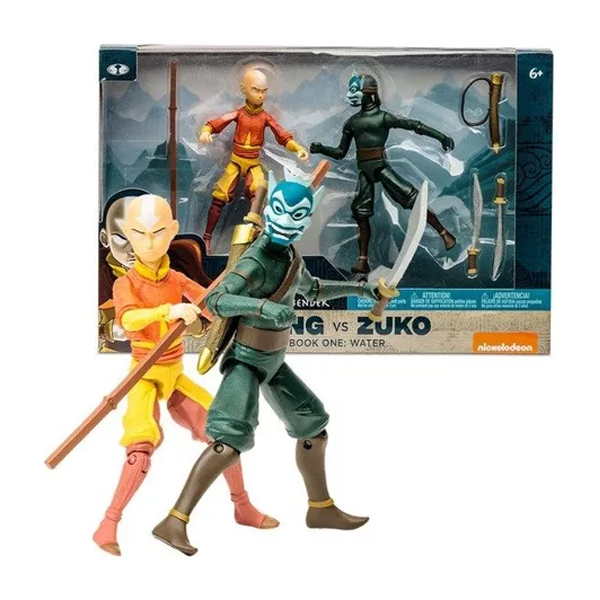 Mc Farlane Avatar Combo Pack Aang Vs Blue Spirit Zuko