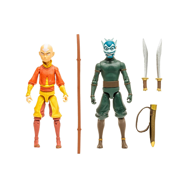 Mc Farlane Avatar Combo Pack Aang Vs Blue Spirit Zuko - Imagen 2