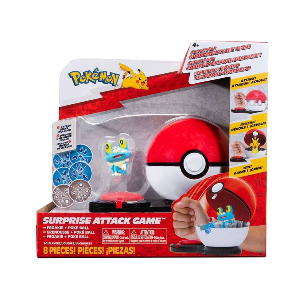 Pokemon Jazwares Froakie Surprise Attack