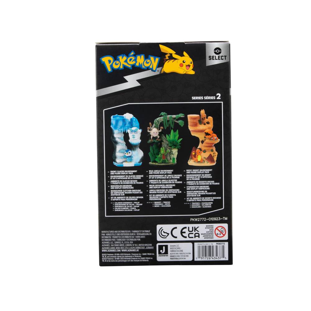 Pokemon Jazwares Select Ambiente De Glaciar Nevado - Imagen 3