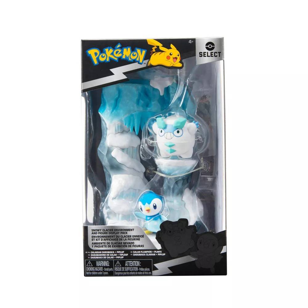 Pokemon Jazwares Select Ambiente De Glaciar Nevado - Imagen 2