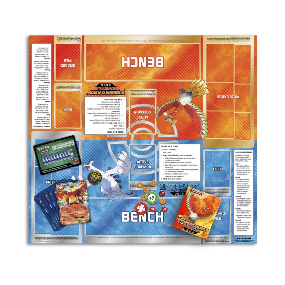 Pokemon Tcg Ho Oh Legendary Battle Deck Ingles - Imagen 3