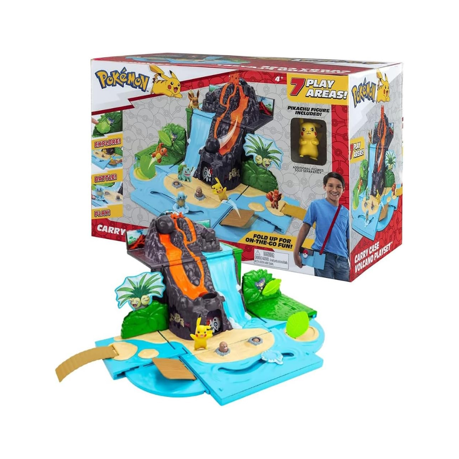 Pokemon Volcano Set Jazwares Playset