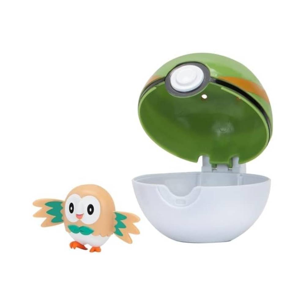 Pokemon Clip N Go Rowlet Incluye Pokebola - Imagen 3