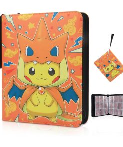 Pokemon Folder 9 Pocket Pikachu Charizard 900 Cartas