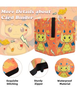 Alternative view of Pokemon Folder 9 Pocket Pikachu Charizard 900 Cartas