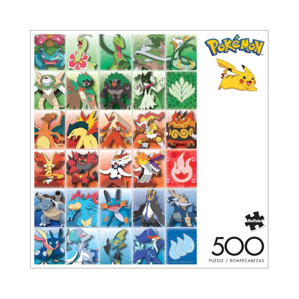 Pokemon Rompecabeza 500 Piezas Evoluciones Finales