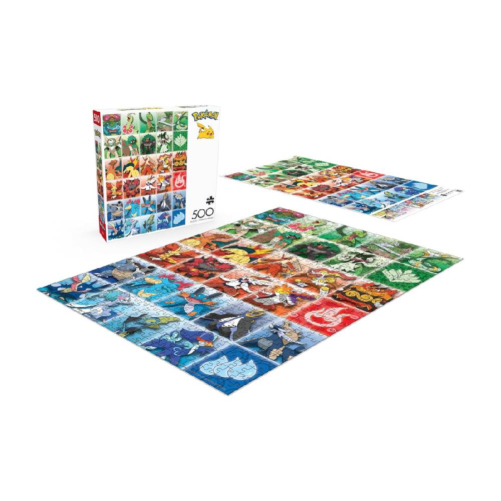 Pokemon Rompecabeza 500 Piezas Evoluciones Finales - Imagen 2