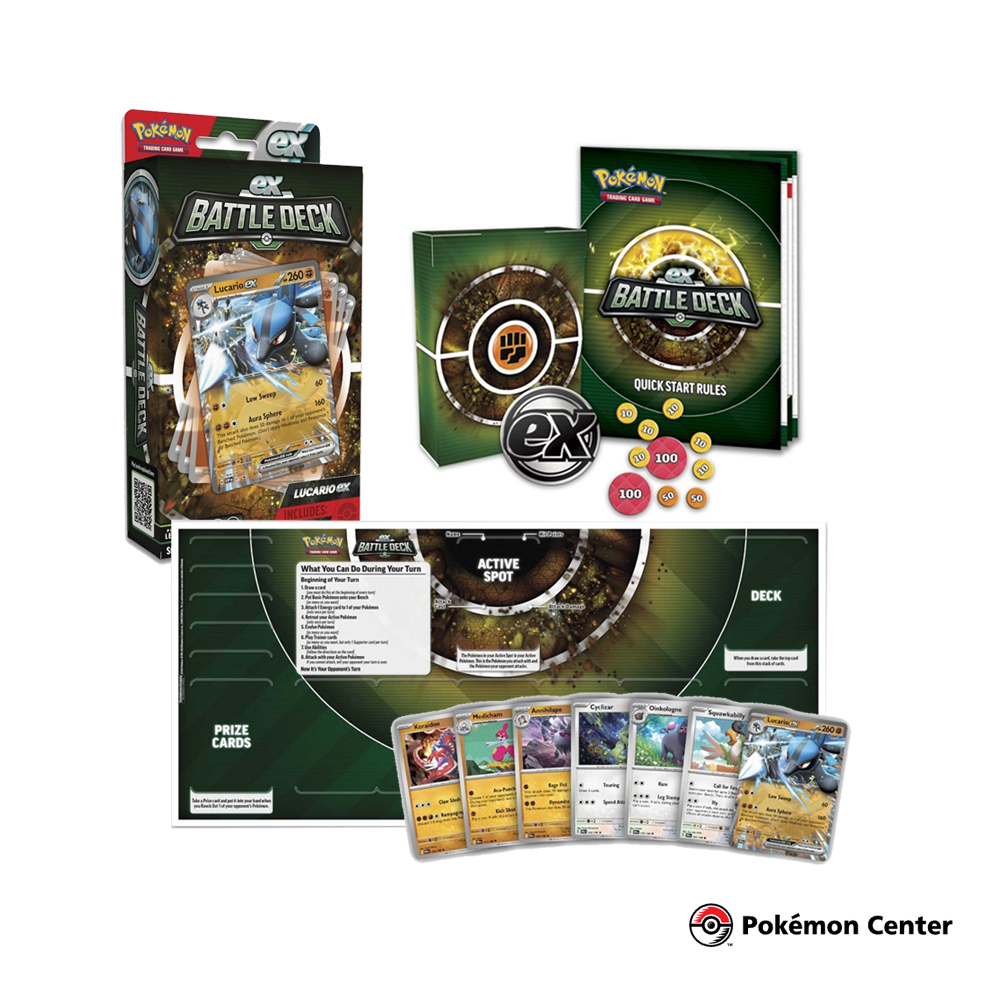 Pokemon TCG Lucario EX Battle Deck Ingles