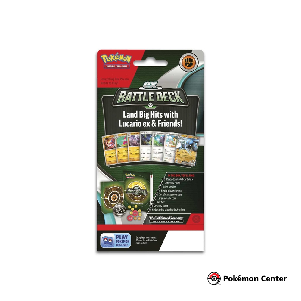 Pokemon TCG Lucario EX Battle Deck Ingles - Imagen 4
