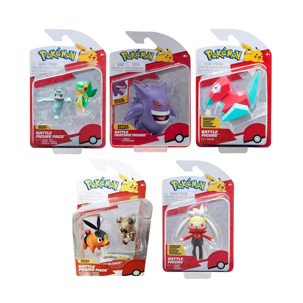 Pokemon Jazwares Figuras Mega Pack Gengar