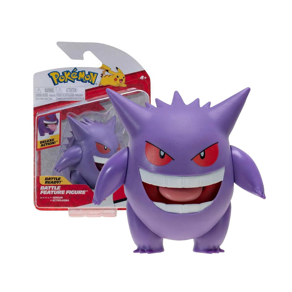 Pokemon Jazwares Figuras Mega Pack Gengar - Imagen 6