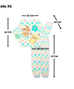 Alternative view of Pokemon Pijama Eevee Talla XS