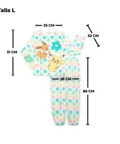 Alternative view of Pokemon Pijama Eevee Talla L