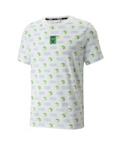 Puma Polo X Minecraft Aop Crew Neck Hombre Talla S/M