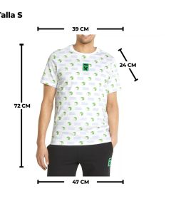 Alternative view of Puma Polo X Minecraft Aop Crew Neck Hombre Talla S/M