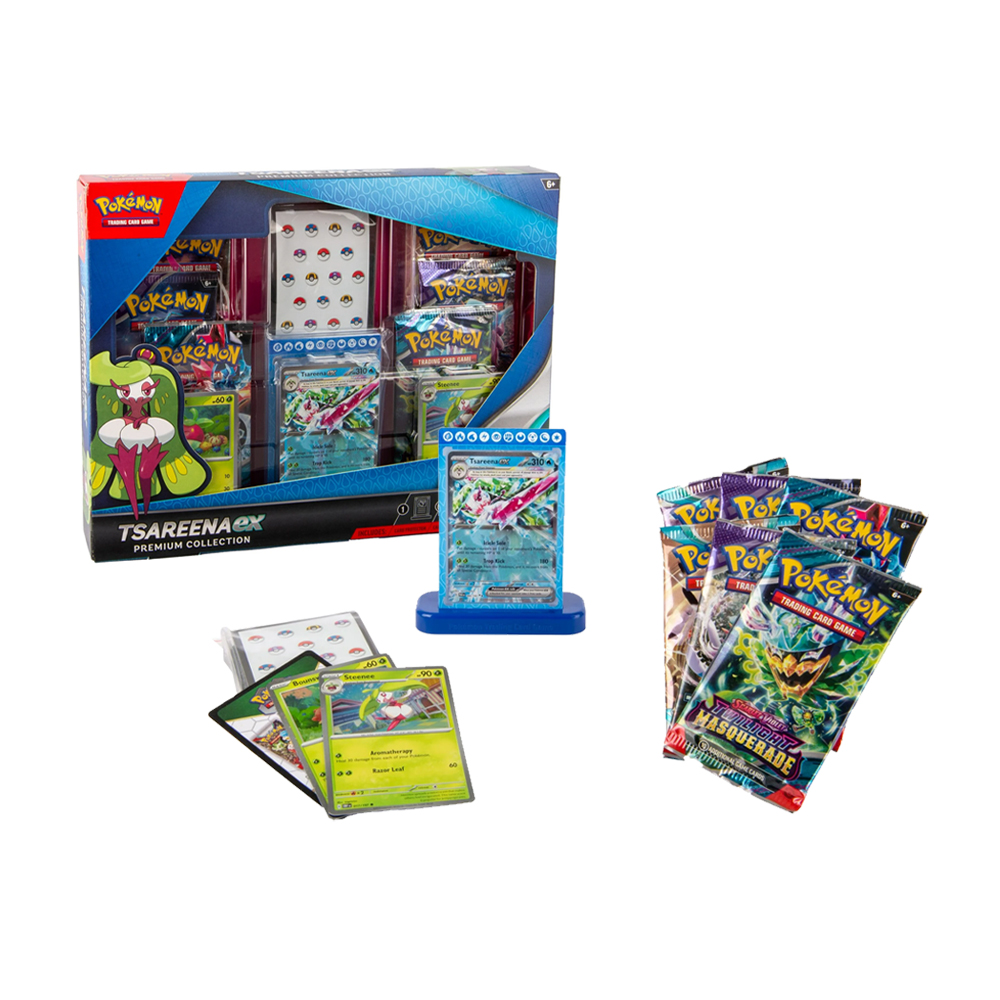 Pokemon TCG Tsareena Ex Premium Coleccion Ingles