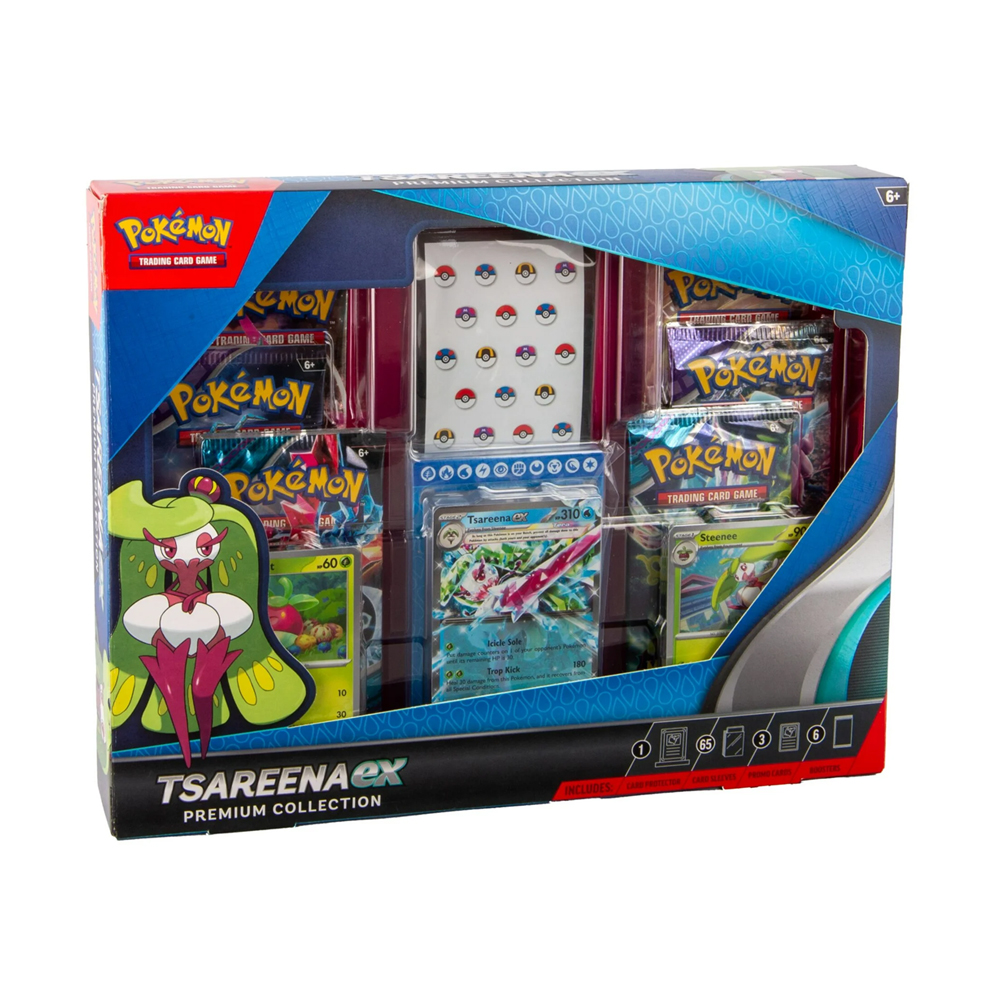 Pokemon TCG Tsareena Ex Premium Coleccion Ingles - Imagen 3