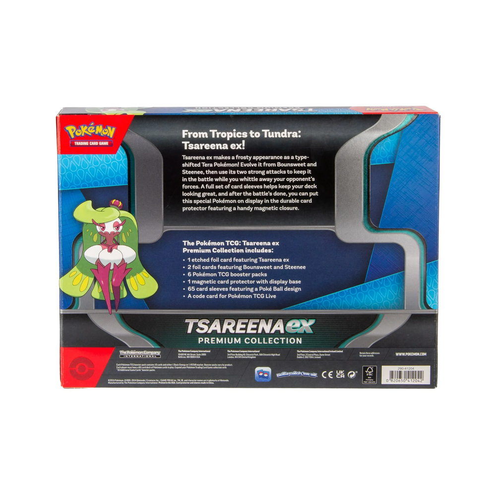 Pokemon TCG Tsareena Ex Premium Coleccion Ingles - Imagen 4