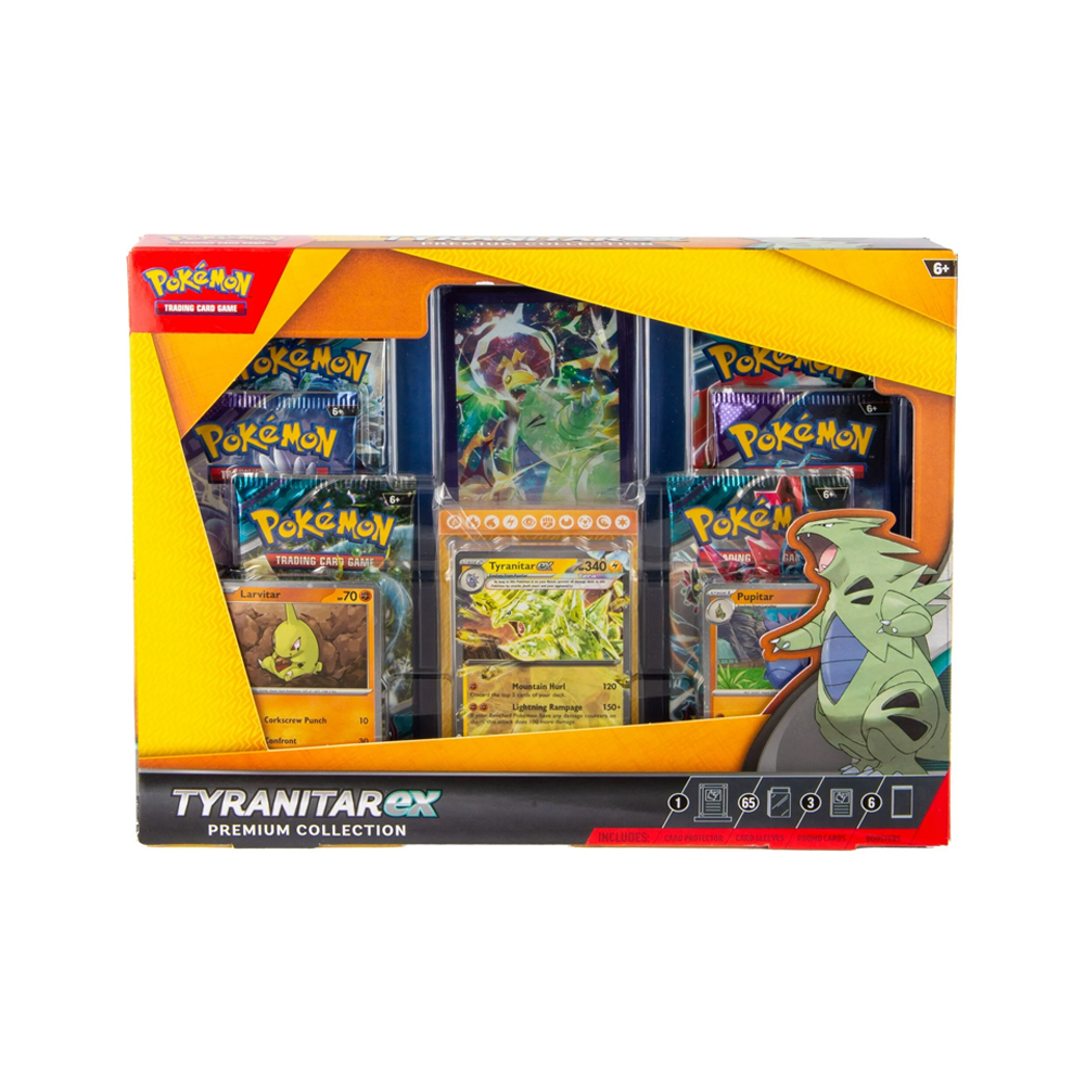 Pokemon TCG Tyranitar Ex Premium Coleccion Ingles - Imagen 3