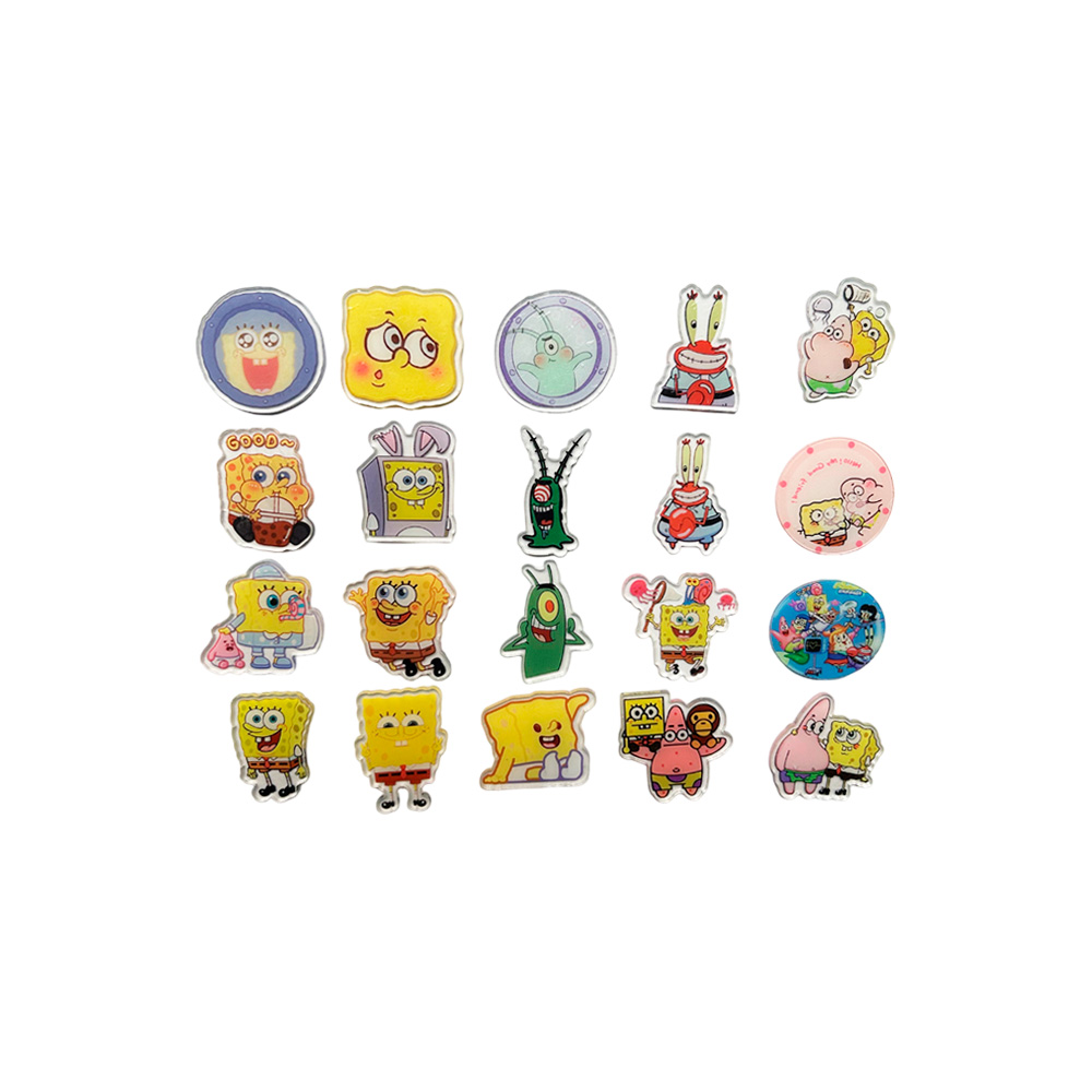 Acrilicos al Azar 10 unidades de Bob Esponja - Imagen 4