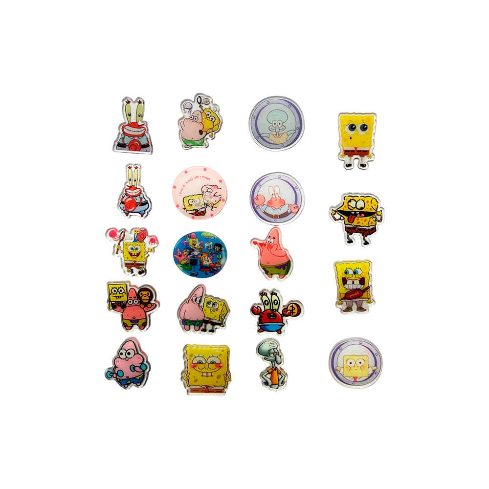 Acrilicos al Azar 10 unidades de Bob Esponja - Imagen 5