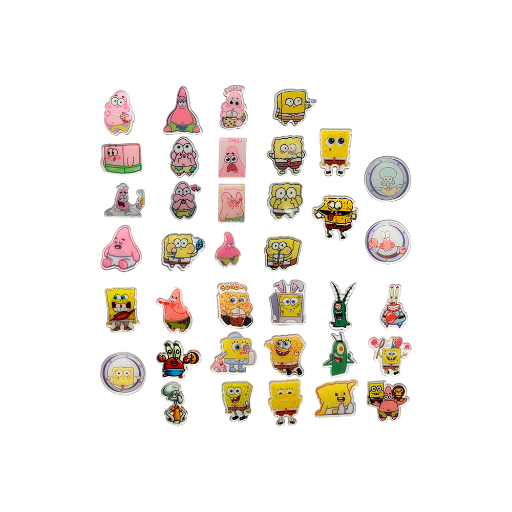 Acrilicos al Azar 10 unidades de Bob Esponja - Imagen 6