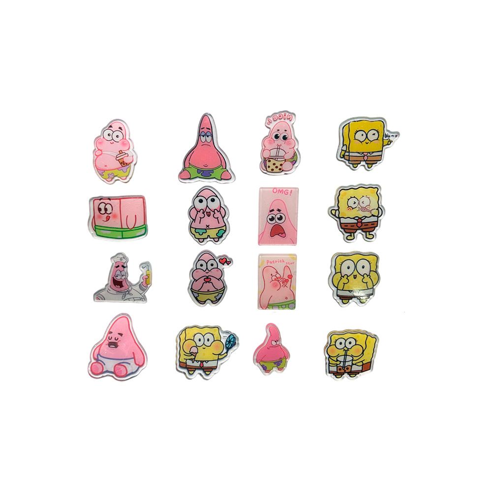 Acrilicos al Azar 10 unidades de Bob Esponja - Imagen 7