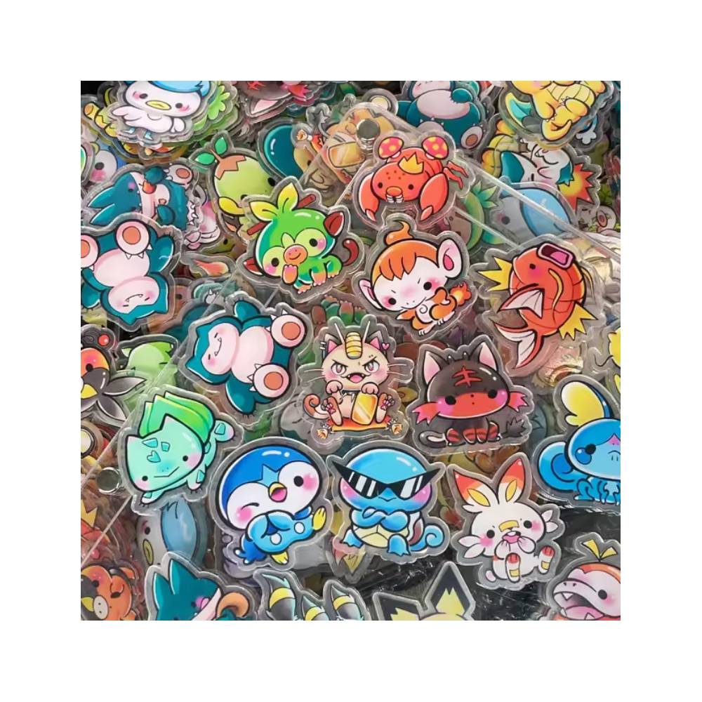 Acrilicos al Azar 10 unidades de Pokemon