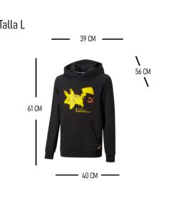 Alternative view of Polera con Capucha Pikachu Talla L